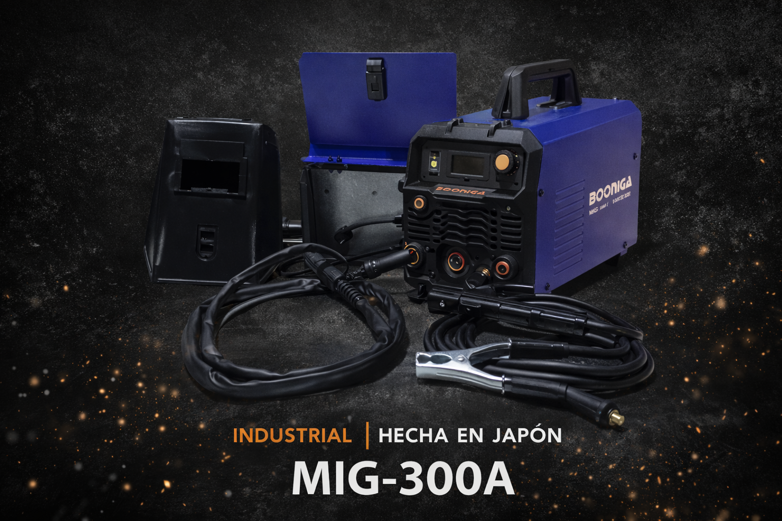 Maquina de Soldar Mig(Sin Gas) y arco 300 Amperes