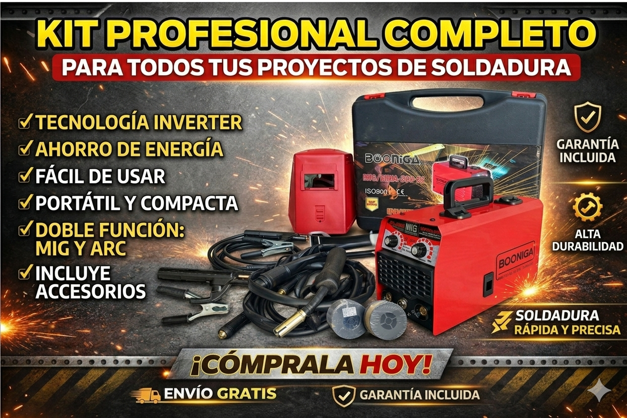 Maquina de Soldar mig (Sin gas), Arco manuel 300 Amperes