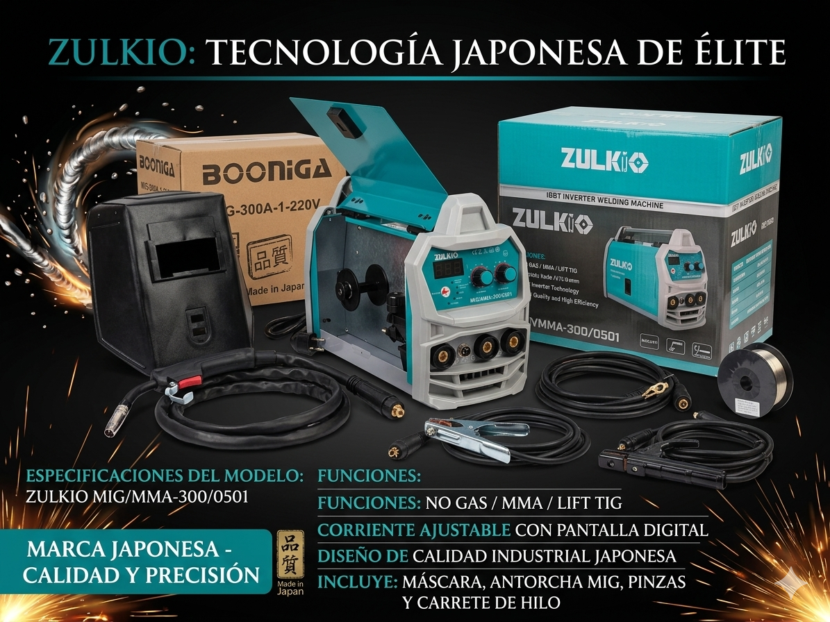 soldadura (sin gas ) y arco manual 300 amperes Japonesa