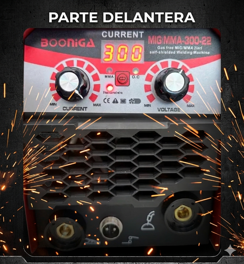 Maquina de Soldar mig (Sin gas), Arco manuel 300 Amperes
